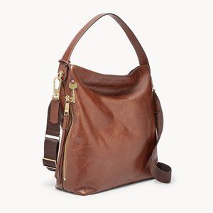Leather Hobo Purse - Fossil Maya Large Hobo